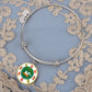 Puerto Rico State Seal Stainless Steel or 18k Gold Circle Bangle Bracelet-Express Your Love Gifts