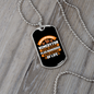 Puppies Nature's Remedy Orange Necklace Stainless Steel or 18k Gold Dog Tag 24" Chain-Express Your Love Gifts