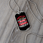 Puppies Nature's Remedy Pink Necklace Stainless Steel or 18k Gold Dog Tag 24" Chain-Express Your Love Gifts