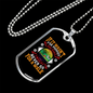 Puppies Walk Necklace Stainless Steel or 18k Gold Dog Tag 24" Chain-Express Your Love Gifts