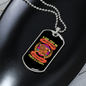 Puppy is Child's Bestfriend Necklace Stainless Steel or 18k Gold Dog Tag 24" Chain-Express Your Love Gifts