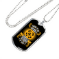 Purpose Of God Christian Necklace Stainless Steel or 18k Gold Dog Tag 24" Chain-Express Your Love Gifts