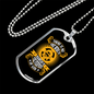Purpose Of God Christian Necklace Stainless Steel or 18k Gold Dog Tag 24" Chain-Express Your Love Gifts