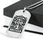 Put God First Christian Necklace Stainless Steel or 18k Gold Dog Tag 24" Chain-Express Your Love Gifts