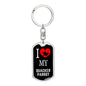 Quacker Parrot Bird Lover Keyring Keychain Stainless Steel or 18k Gold-Express Your Love Gifts