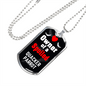 Quacker Parrot Bird Necklace Stainless Steel or 18k Gold Dog Tag 24" Chain-Express Your Love Gifts