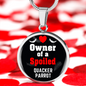 Quacker Parrot Bird Owner Necklace Circle Pendant Stainless Steel or 18k Gold 18-22"-Express Your Love Gifts