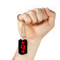 Queen Of Diamonds Dog Tag Stainless Steel or 18k Gold 24" Chain-Express Your Love Gifts