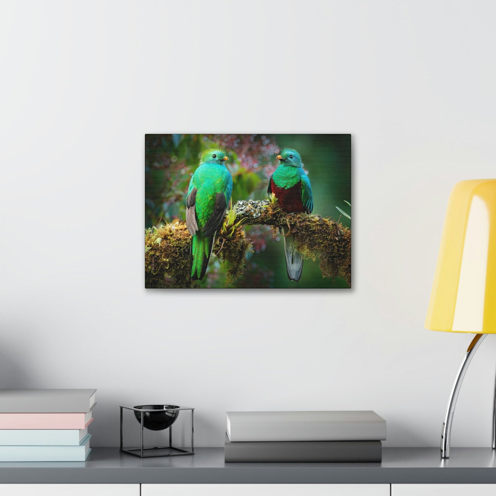 Scripture Walls Quetzal Couple Quetzal Couple Print Animal Wall Art Wildlife Canvas Prints Wall Art Ready to Hang Unframed-Express Your Love Gifts