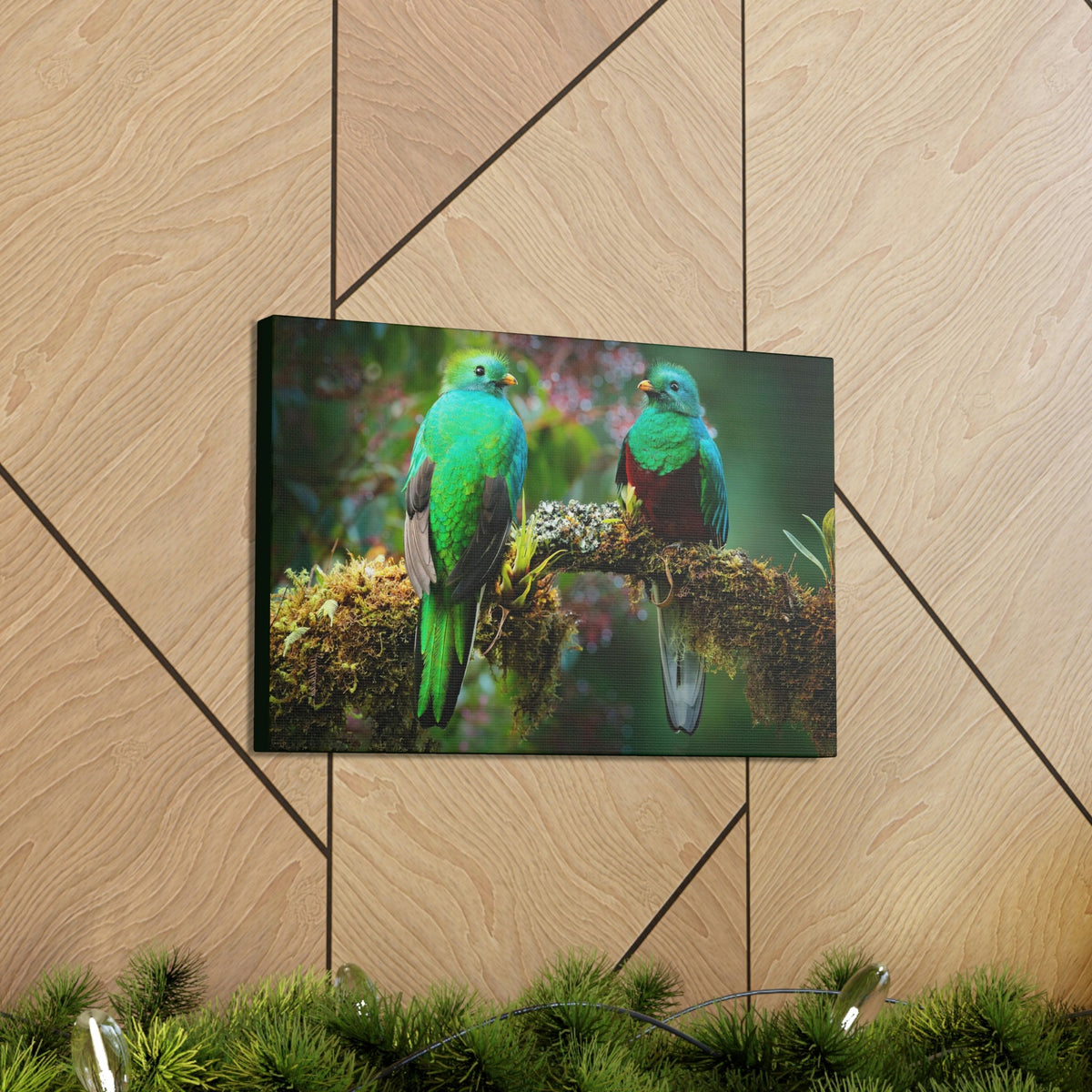 Scripture Walls Quetzal Couple Quetzal Couple Print Animal Wall Art Wildlife Canvas Prints Wall Art Ready to Hang Unframed-Express Your Love Gifts