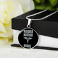 Raider Nurse Circle Necklace Stainless Steel or 18k Gold 18-22"-Express Your Love Gifts
