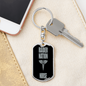 Raider Nurse Swivel Keychain Dog Tag Stainless Steel or 18k Gold-Express Your Love Gifts