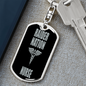 Raider Nurse Swivel Keychain Dog Tag Stainless Steel or 18k Gold-Express Your Love Gifts