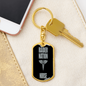 Raider Nurse Swivel Keychain Dog Tag Stainless Steel or 18k Gold-Express Your Love Gifts