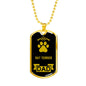 Rat Terrier Dad Dog Necklace Stainless Steel or 18k Gold Dog Tag W 24" Dog Owner Lover-Express Your Love Gifts
