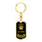 Rat Terrier Keychain Stainless Steel or 18k Gold-Express Your Love Gifts