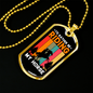 Rather Be Riding Horse Necklace Stainless Steel or 18k Gold Dog Tag 24" Chain-Express Your Love Gifts