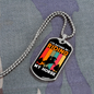 Rather Be Riding Horse Necklace Stainless Steel or 18k Gold Dog Tag 24" Chain-Express Your Love Gifts
