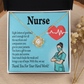 Ray of Hope Healthcare Medical Worker Nurse Appreciation Gift Infinity Knot Necklace Message Card-Express Your Love Gifts