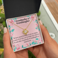 Reach For Your Dreams Special Bond From Grandma Infinity Knot Necklace Message Card-Express Your Love Gifts