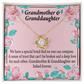 Reach For Your Dreams Special Bond From Grandma Infinity Knot Necklace Message Card-Express Your Love Gifts