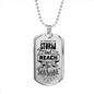 Reach The Sunshine Dog Tag Stainless Steel or 18k Gold 24" Ball Chain-Express Your Love Gifts