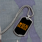 Real Beagle Necklace Stainless Steel or 18k Gold Dog Tag 24" Chain-Express Your Love Gifts