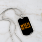 Real Beagle Necklace Stainless Steel or 18k Gold Dog Tag 24" Chain-Express Your Love Gifts