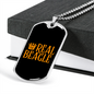 Real Beagle Necklace Stainless Steel or 18k Gold Dog Tag 24" Chain-Express Your Love Gifts