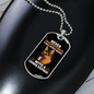 Real State Broker German Shepherd Necklace Stainless Steel or 18k Gold Dog Tag 24" Chain-Express Your Love Gifts