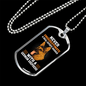 Real State Broker German Shepherd Necklace Stainless Steel or 18k Gold Dog Tag 24" Chain-Express Your Love Gifts
