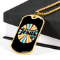 Really Like Jesus Christian Necklace Stainless Steel or 18k Gold Dog Tag 24" Chain-Express Your Love Gifts