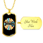 Really Like Jesus Christian Necklace Stainless Steel or 18k Gold Dog Tag 24" Chain-Express Your Love Gifts