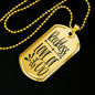 Reckless Love Of God Necklace Stainless Steel or 18k Gold Dog Tag 24" Chain-Express Your Love Gifts