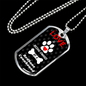 Redbone Coonhound Love Is Stainless Steel or 18k Gold Dog Tag 24" Chain-Express Your Love Gifts