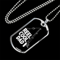 Reel Cool Dad Hook Fishing Necklace Stainless Steel or 18k Gold Dog Tag 24" Chain-Express Your Love Gifts