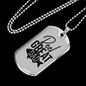 Reel Great Dad Necklace Stainless Steel or 18k Gold Dog Tag 24" Chain-Express Your Love Gifts
