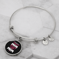 Regular Cat Mom Bracelet Stainless Steel or 18k Gold Circle Bangle-Express Your Love Gifts