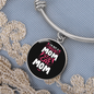 Regular Cat Mom Bracelet Stainless Steel or 18k Gold Circle Bangle-Express Your Love Gifts