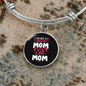 Regular Cat Mom Bracelet Stainless Steel or 18k Gold Circle Bangle-Express Your Love Gifts