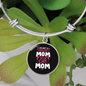 Regular Cat Mom Bracelet Stainless Steel or 18k Gold Circle Bangle-Express Your Love Gifts