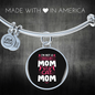 Regular Cat Mom Bracelet Stainless Steel or 18k Gold Circle Bangle-Express Your Love Gifts