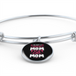 Regular Cat Mom Bracelet Stainless Steel or 18k Gold Circle Bangle-Express Your Love Gifts
