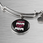 Regular Cat Mom Bracelet Stainless Steel or 18k Gold Circle Bangle-Express Your Love Gifts