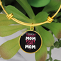 Regular Cat Mom Bracelet Stainless Steel or 18k Gold Circle Bangle-Express Your Love Gifts