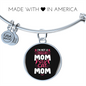 Regular Cat Mom Bracelet Stainless Steel or 18k Gold Circle Bangle-Express Your Love Gifts