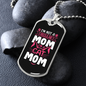 Regular Cat Mom Necklace Stainless Steel or 18k Gold Dog Tag 24" Chain-Express Your Love Gifts
