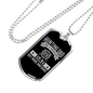 Regular Hunting Dad Necklace Stainless Steel or 18k Gold Dog Tag 24" Chain-Express Your Love Gifts