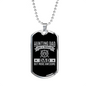 Regular Hunting Dad Necklace Stainless Steel or 18k Gold Dog Tag 24" Chain-Express Your Love Gifts
