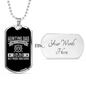Regular Hunting Dad Necklace Stainless Steel or 18k Gold Dog Tag 24" Chain-Express Your Love Gifts